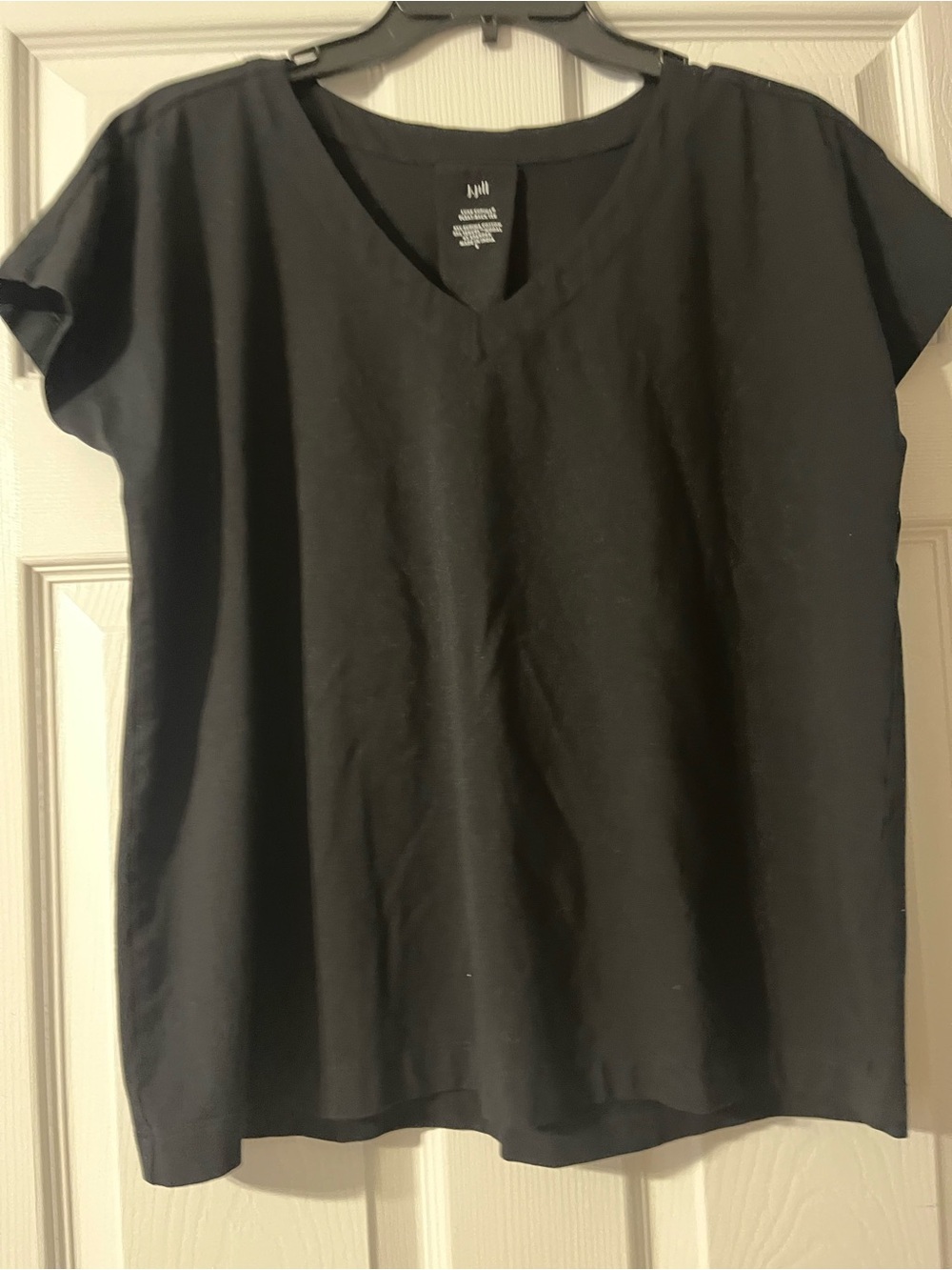 Black V-Neck Women's Top - J Jill